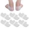 6 pares de almohadillas para el talón Protector de cojín cubierta protectora del talón con absorción de impactos con agujeros
