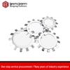 304 Stainless Steel Round Nut Locking Washer, Multi-Tooth Bearing Stop (DIN5406)