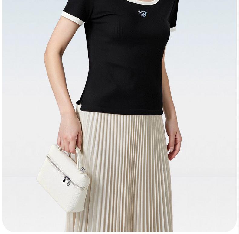 Women's Plus Size Tencel Short Sleeve Antibacterial Slimming T-Shirt