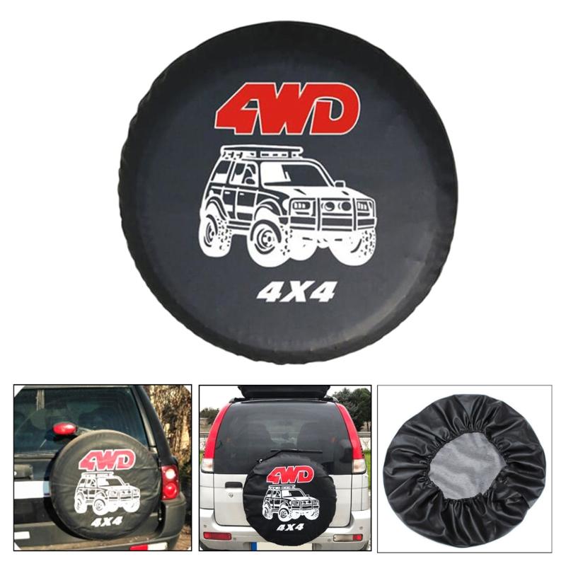 Copriborsa Ruota di Scorta 4WD 4x4 Universale Antipolvere Protezione Ruota 14" 15" 16" 17"