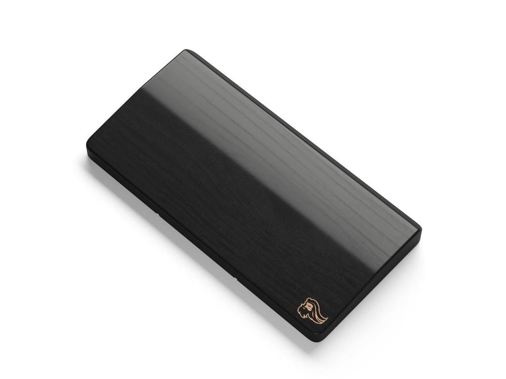 Glorious Glorious Mouse Wrist Rest, Wooden Mouse Wrist Rest, 20cm X 10cm, 19mm Thick, Slim Mouse Rest (GV-M-DARK)