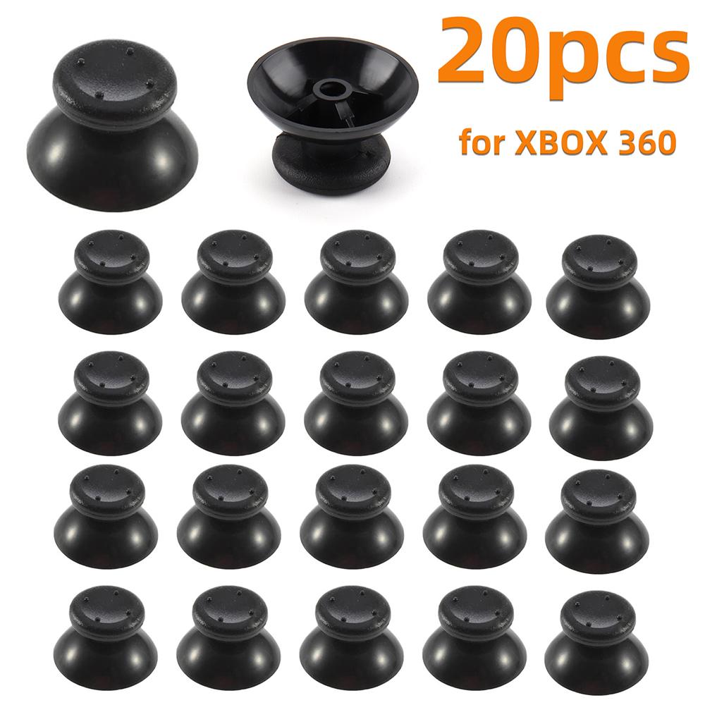 20 Stück Ersatz 3D Analog-Thumbsticks für PS5 PS4 PS3 PS2 Controller Daumensticks für XBOX Series 360 Joystick-Abdeckung Zubehör