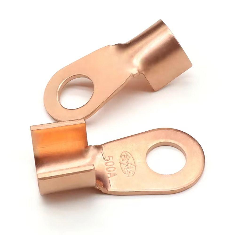 5/10Pcs Copper OT Cable Connector Kit 10A-400A OT Lugs Ring Crimp  Electric Accessory