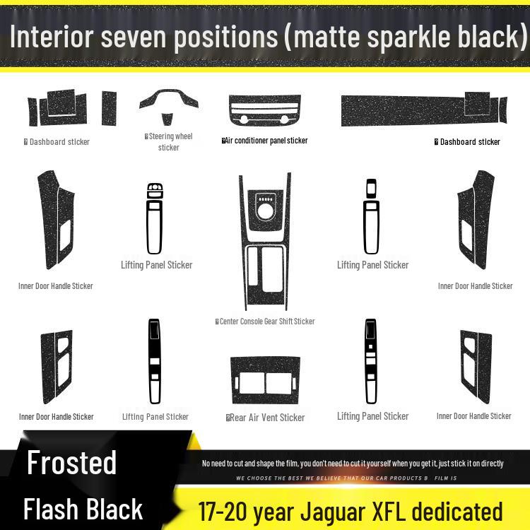 Jaguar XFL (2017-2020) Película Protetora Interior de Fibra de Carbono