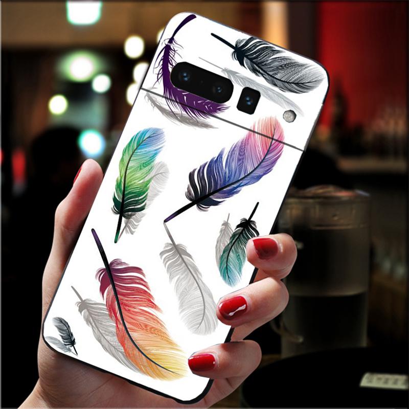 Phone Case For Google Pixel 10 Pro XL 9 Pro XL 9A 8 7 6 Pro Pixel 8A 7A 6A Pixel 8 7 6 5 Feather