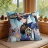 Wanderer Genshin Impact Cushion Cover Square Short Plush Pillow Case Living Room Sofa Home Decor Funda X