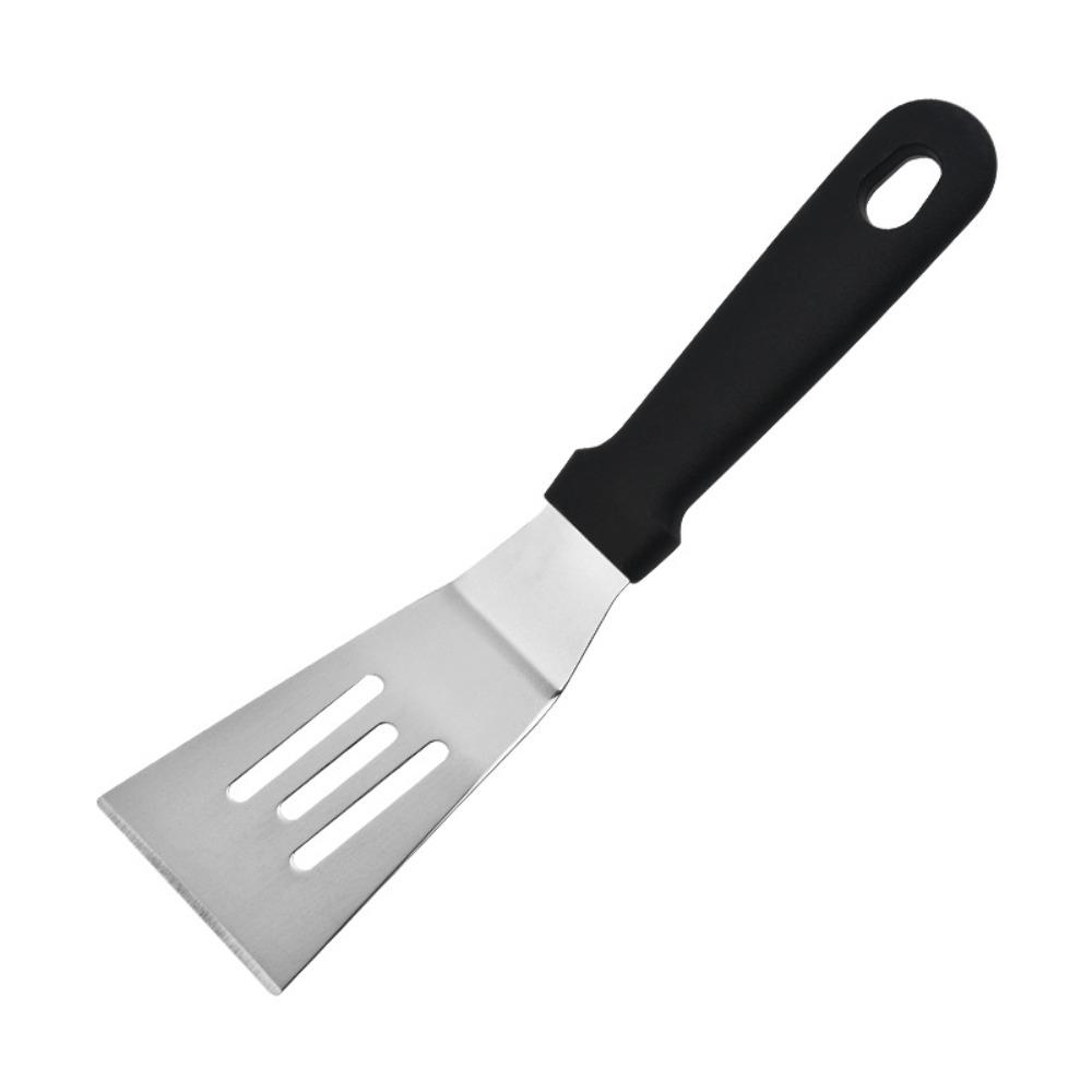 Stainless Steel Brownies Spatula Black Anti-scald Handle Steak Shovel  Tiramisu