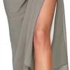 Long mesh beach wrap dress, sexy bikini one-piece scarf for women