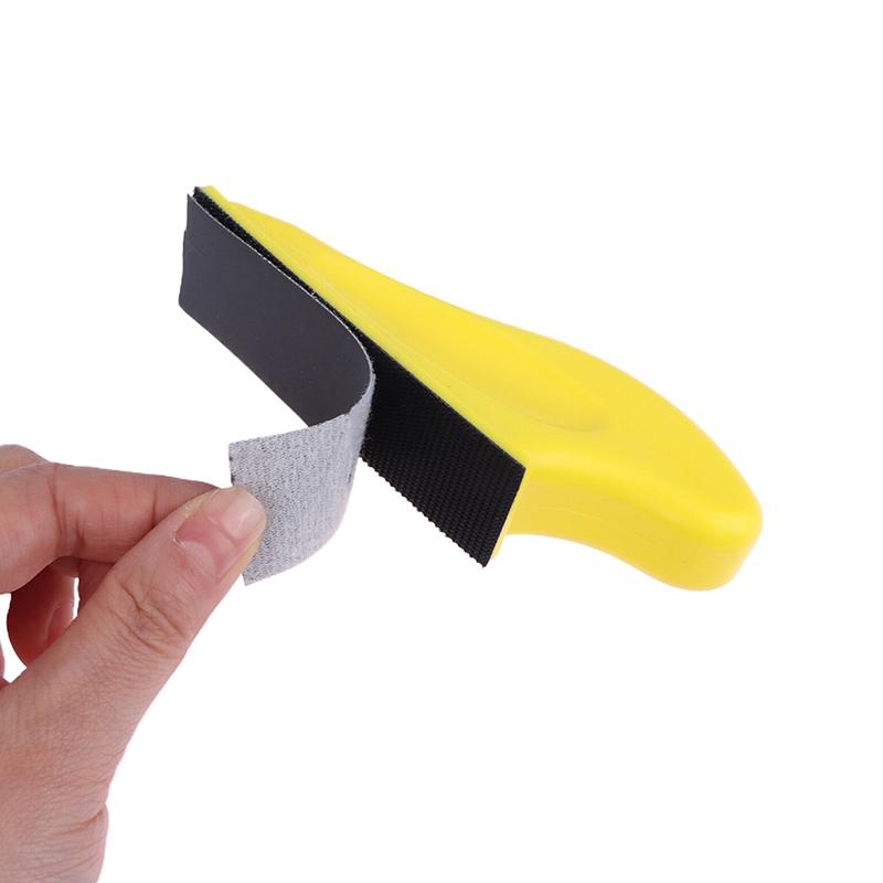 3.5"X 1" Mini Sandpaper Kit With Hook And Loop Sanding Block 71 Pcs Assorted 40/80/120/180/240/400/600 Grits For Polishing