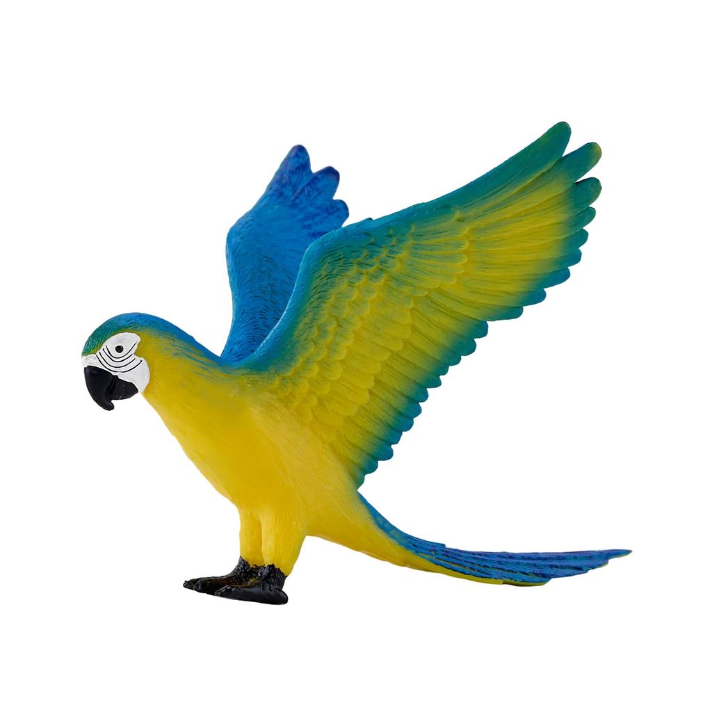 Mojo Animal Figure Macaw Blue-and-white