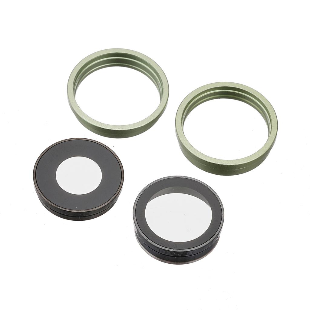 For iPhone 17 OEM Back Camera Lens Ring Cover with Glass Lens (without Logo)
