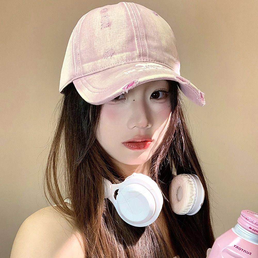 Multicolor Baseball Cap Embroidery Peaked Cap Fashion HipHop Cap Men Women