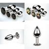 High-quality Adult Metal Anal Plug For Men And Women Sensual Play