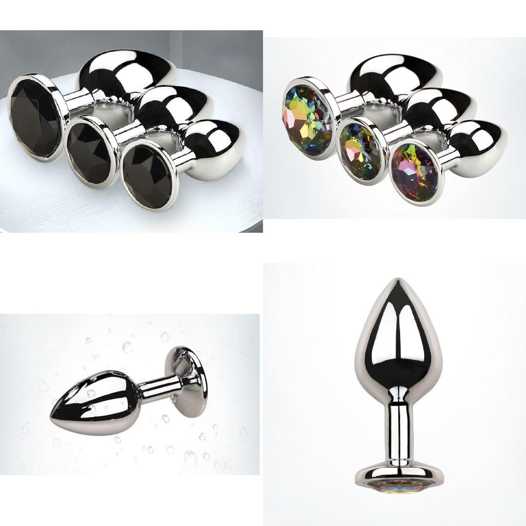 High-quality Adult Metal Anal Plug For Men And Women Sensual Play