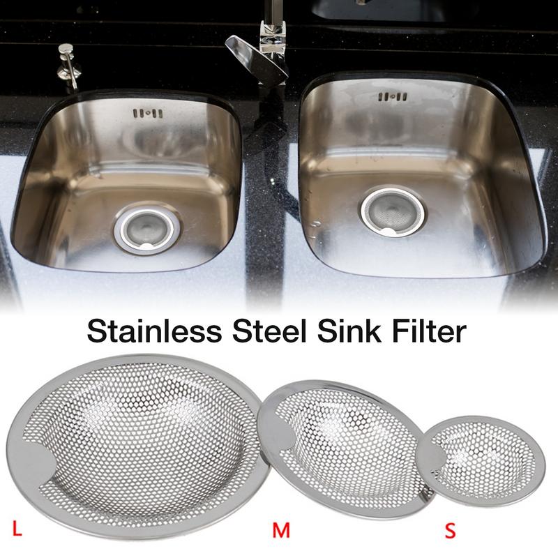 Kitchen Sink Filter Sink Mesh Strainer Stainless Steel Sink Strainer Bathroom Sink Strainer Kitchen Bathroom Floor Drain Mesh
