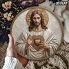 Golden Halo Religious Wall Plaque Durable Indoor Outdoor Decor Art Gift
