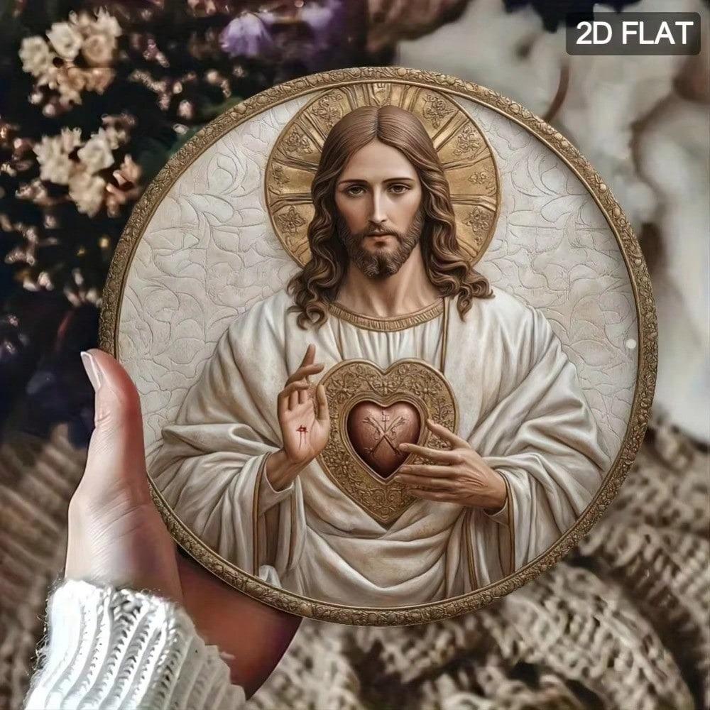 Golden Halo Religious Wall Plaque Durable Indoor Outdoor Decor Art Gift