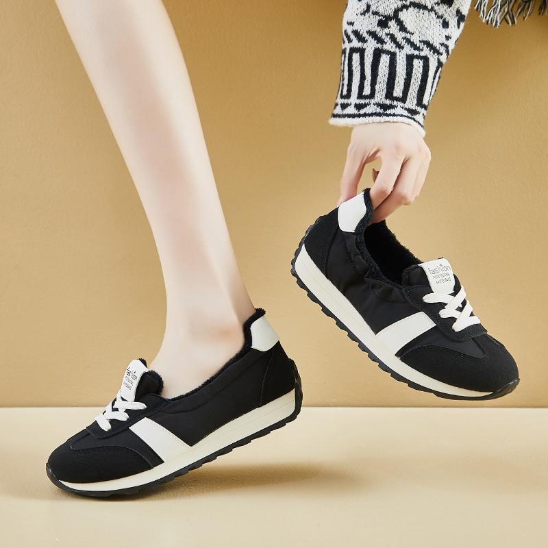 Baskets pour femmes 2024 Automne Nouveaux Mocassins plats de luxe Confortables à enfiler Baskets souples pour femmes Chaussures d'extérieur légères pour femmes