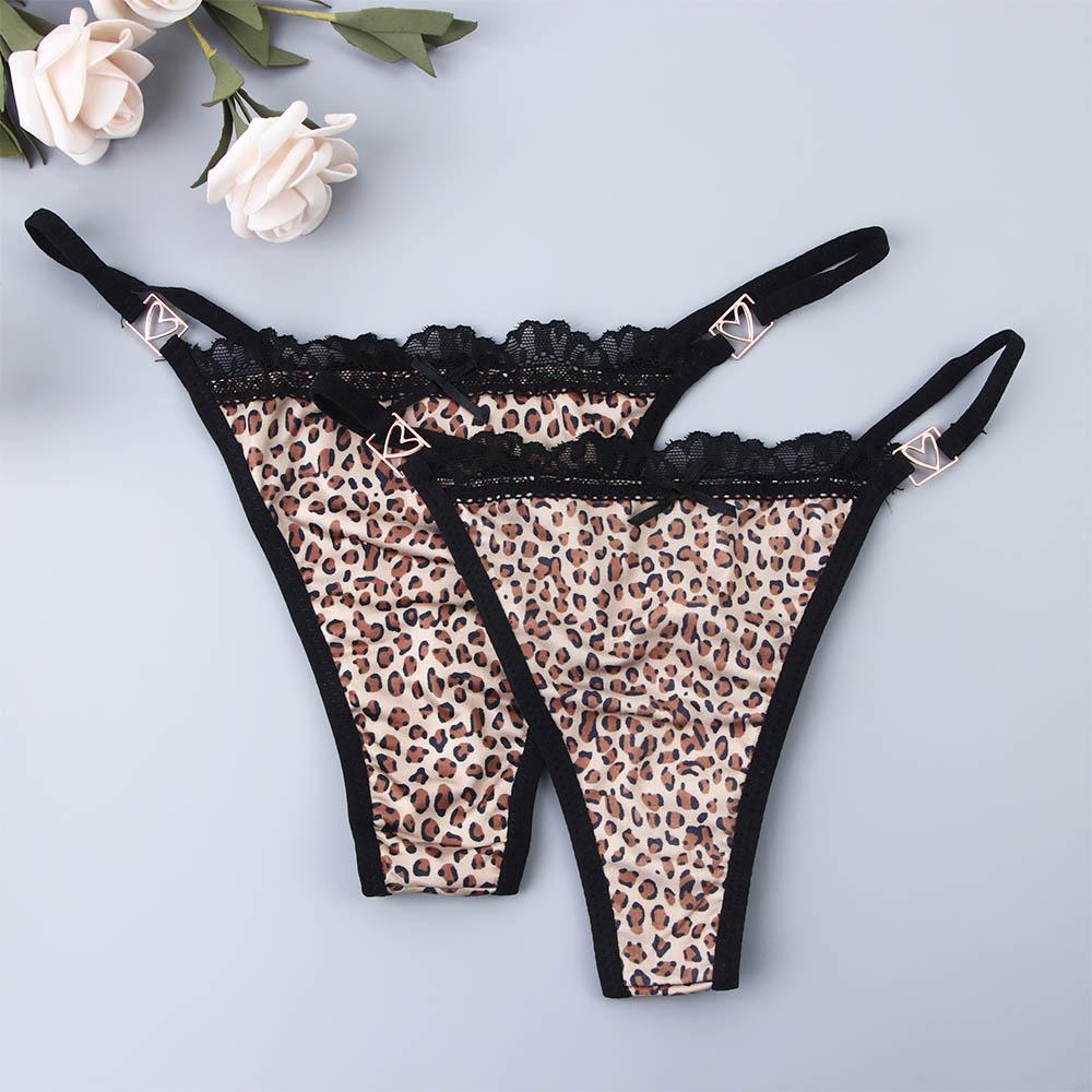 Trendy Underpants Law Waist Bow Thin Belt Lace Korean Underwear Briefs Women Panties G-String Thong