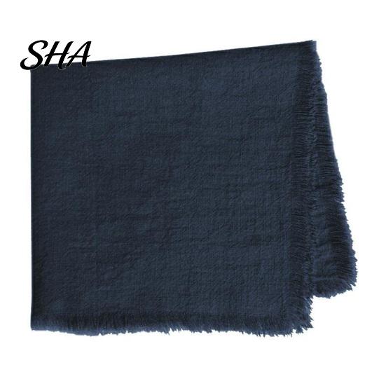 Stylish Table Napkins Boho Linen Napkin, 18 Inch Washable Fringed Fabric Rustic Eco-friendly Cloth Farmhouse Napkin for Dining Home Wedding I