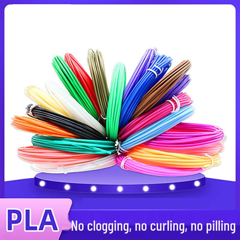 3D Printing Pen Filament: High-Temp PLA & Low-Temp PCL, 1.75mm Core for Stereoscopic Graffiti Drawing.