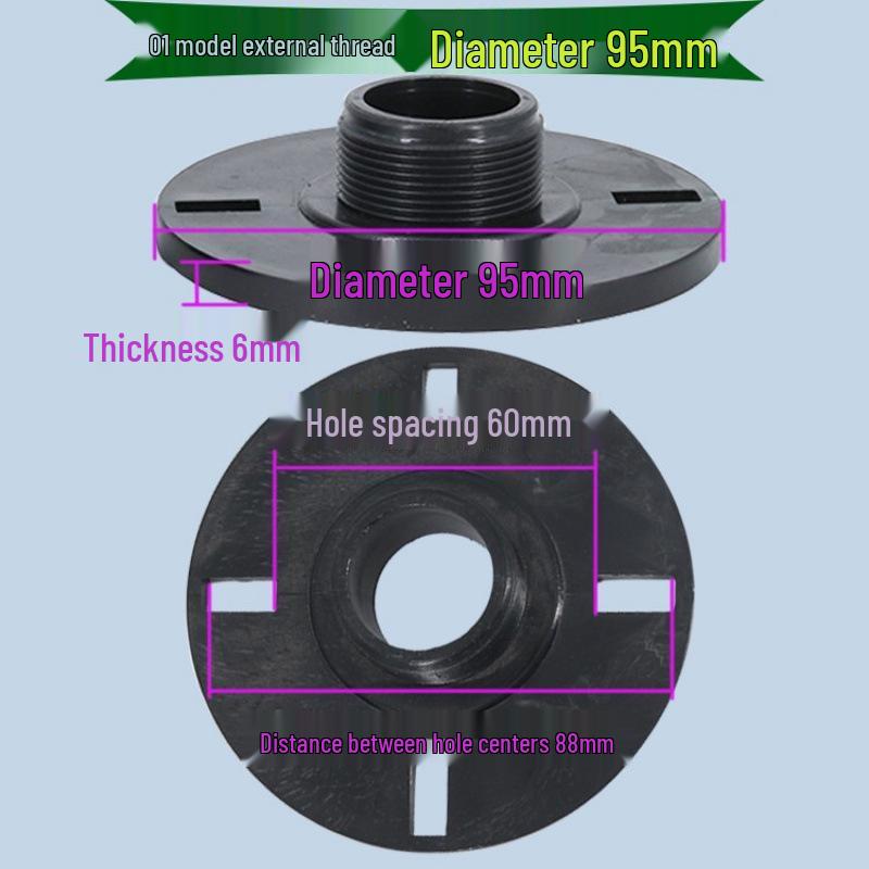 Aluminum Treble Speaker Adapter with Flat Horn Driver and Screw Mount Flange