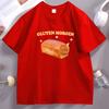 Gluten Morgen Funny Cat Loaf Tshirt Unisex WoUnisex Funny Cat Printed Tshirt Comfortable Round Neck Short Sleeve Tees Clothing Tops