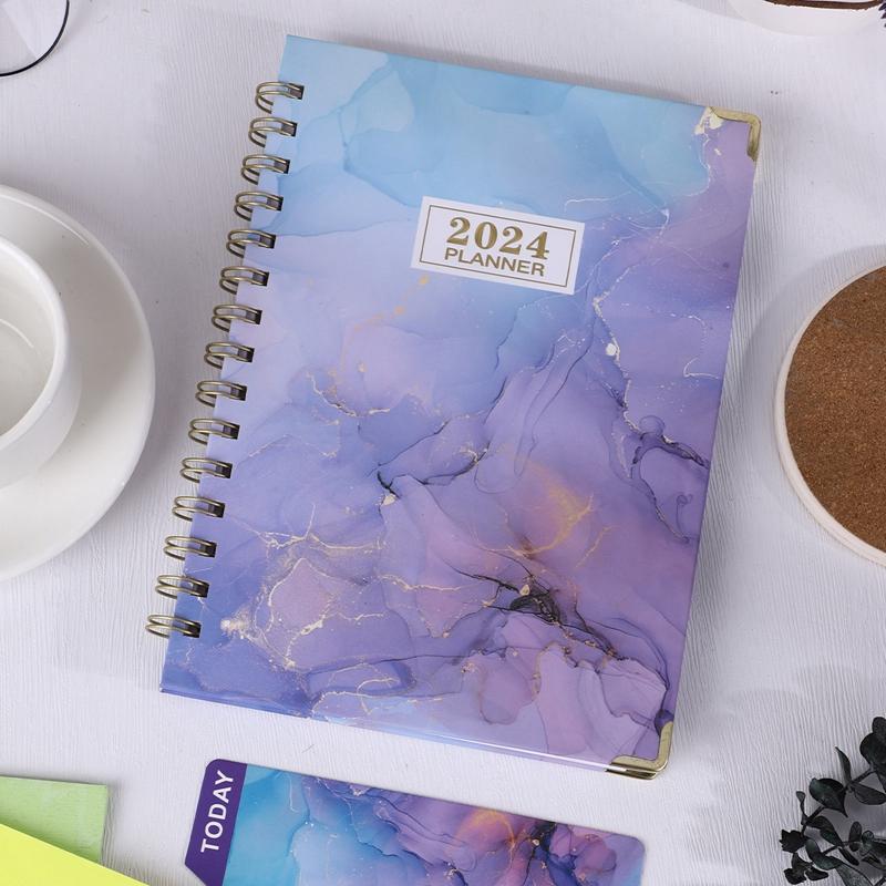 A5 Spiral Book Coil Notebook To-Do Lined Grid Paper Journal Diary Sketchbook For School Supplies Stationery