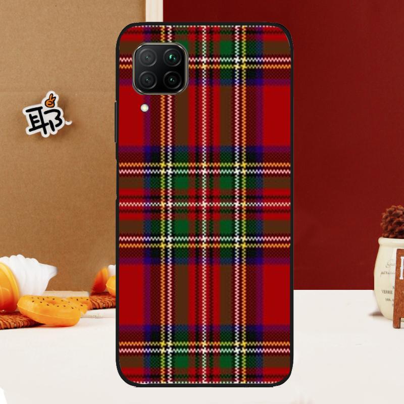 Clan Stewart Dress Plaid Pattern For Huawei Nova Y70 Y91 Y90 Y60 Y61 Y72 Y73 3i 7i 8i 11i 12i 9 10 SE P20 P30 P40 Lite Case