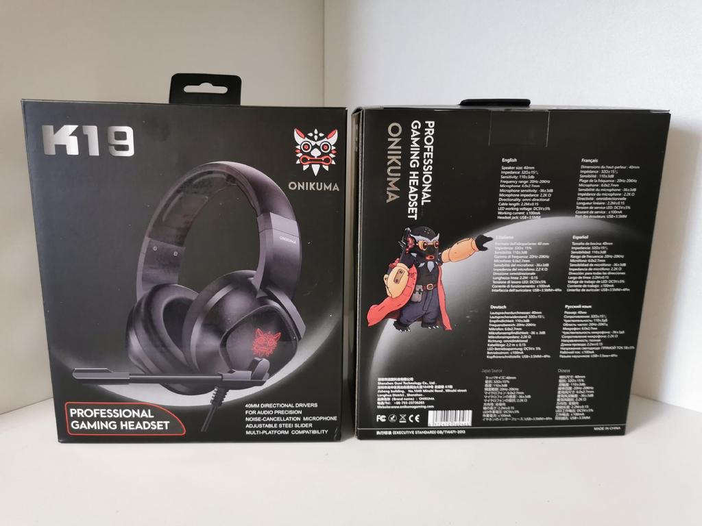 ONIKUMA K19 Wired Gaming Headset for PC and PS4