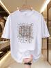 Unisexs Modern Abstract Geometric Print Tshirt Soft Breathable Crew Neck Shortsleeve Casual Summer Top
