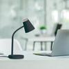 Lampka Biurkowa Nowoczesna Czarna Stożkowy Klosz Elastyczne Ramię Neutralna Barwa Led 4.5W Chico Milagro