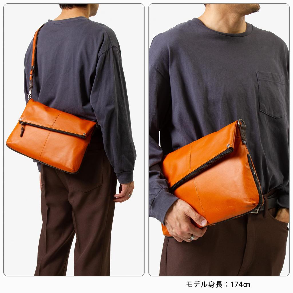 [Doubles] Shoulder Bag Clutch Harvest Label VLR-1656 Camel