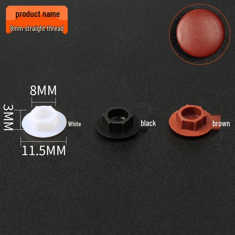 Yingya Furniture Moisture-Proof Plastic Screw Hole & Hinge Plug Cover (5-40mm).