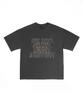 GAKKAI UNIONS One Step Pigment Short Sleeve T-Shirt Charcoal