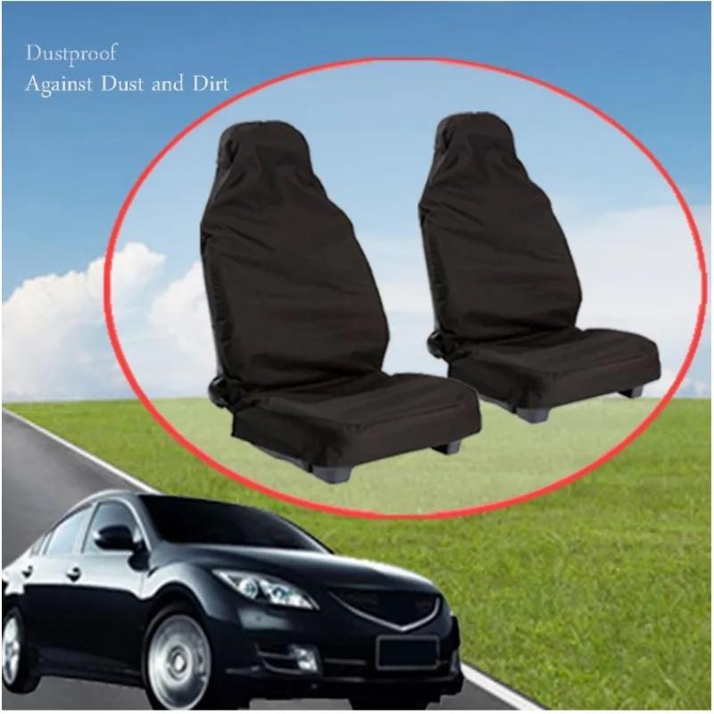 Pet Car Seat Protector Universal Heavy-Duty Canva Non-Woven Fabric Seat Cover For Pet Travel Car Rides Vehicle Interior Supplies