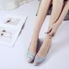 Shallow Shoes Women's Pointed Toe Flat Shoes Color Matching All-match All-match Season Shoes Flat Heel Non-slip Casual Shoes Light and Soft