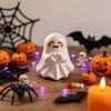 Halloween Party Supplies Ghost Pen Holder, Cute Mini Figurine Desk Decor, Funny Novelty Office Decor Pencil Stand Ornament, Creative Organizer
