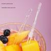 Individually Packaged Bamboo Fruit Forks - Disposable, Thickened, and Durable for KTV, Bar, and Cake Use