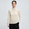 Women's Cashmere High-Neck Pullover Sweater - Autumn/Winter, Pure Color, Long Sleeve, Skin-Friendly Knitted Base Layer