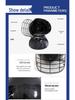 European-style Explosion-proof Riot Helmet with Steel Mesh - Safety Protection Helmet
