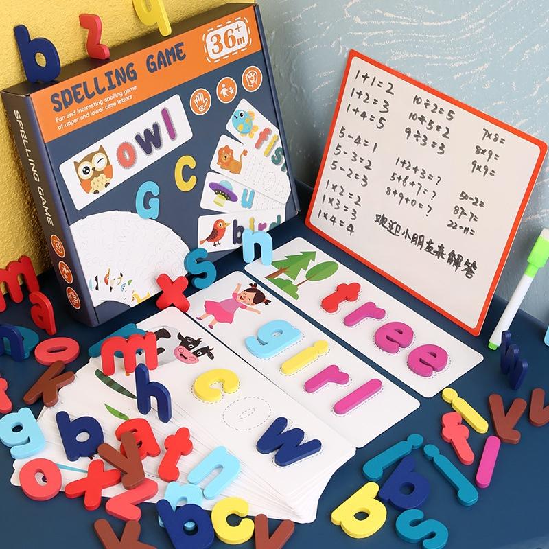 Funny Magic Spelling Word Game For Kids Educational Toy With 26 English Alphabet Letters Color Recognition And Early Learning