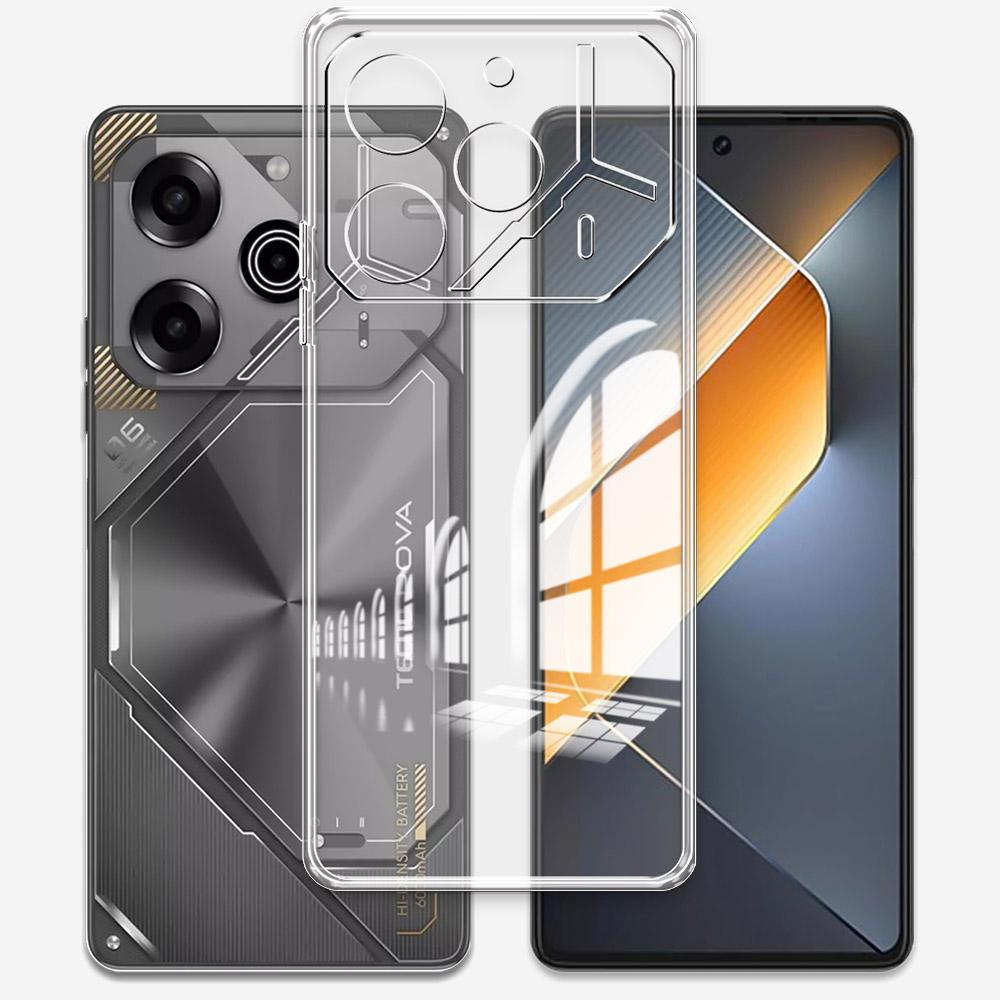 Pro Tecno Pova 6 Pro 5G LI9 Pouzdro Průhledné Silikonové Měkké Pouzdro na Telefon Tecno Pova 6 5G Nárazuvzdorné Ochranné Pouzdro na Pova6 Pro LI9 Funda