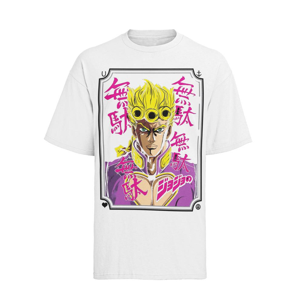 

Giorno Giovanna JoJo s Bizarre Adventure Herren T-Shirt Baumwolle 2XL