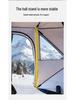 Large Pentagonal Ice Fishing Tent with TPU Window for Winter Camping - Thickened for Warmth and Cold Protection