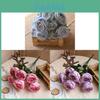 Rose Wall Decor Artificial Flowers For Wedding Home Photography With Silk Material
