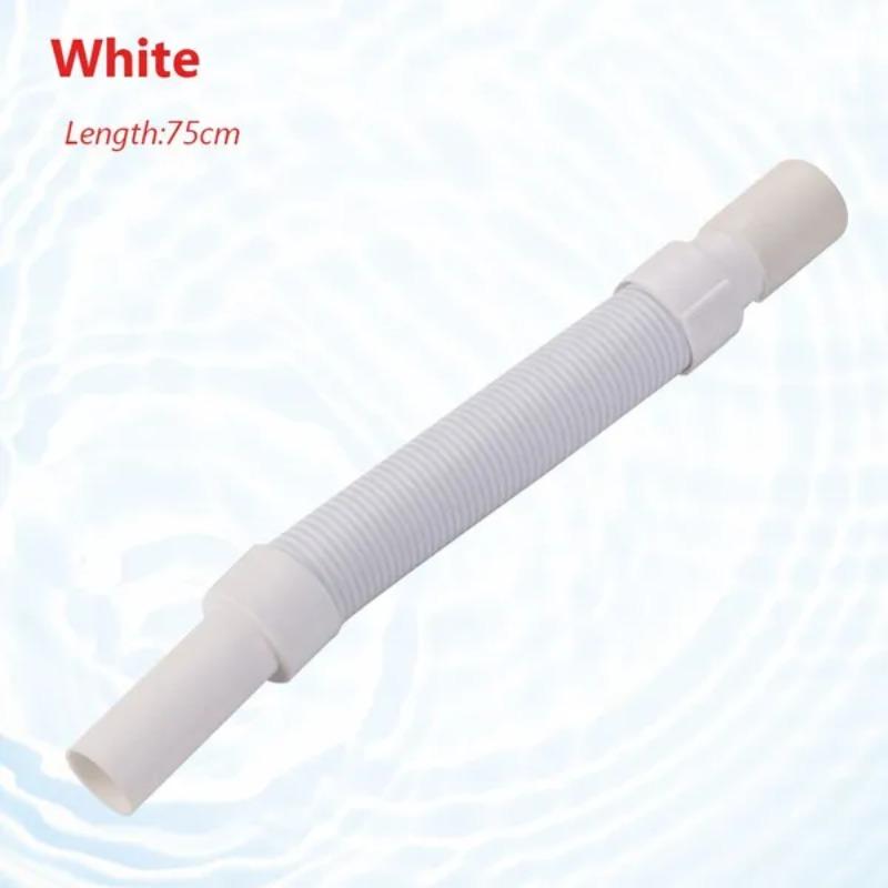 

1 шт. Кухонный сливной шланг для раковины, гибкий, растягивающийся, сливная труба для раковины(Не включая других) белый