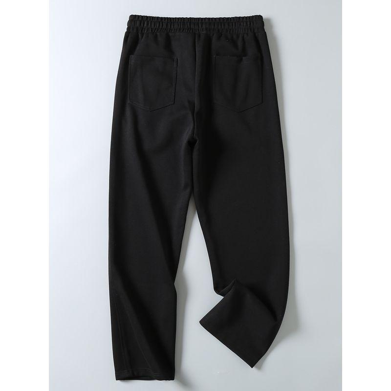 Original Export Surplus Comfortable Cotton Blend New Style Men's Loose Fit Versatile Straight-Leg Elastic Waist Sports Casual Sweatpants