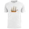 Mens Golden Hind Galleon Colour Sketch T Shirt Drake