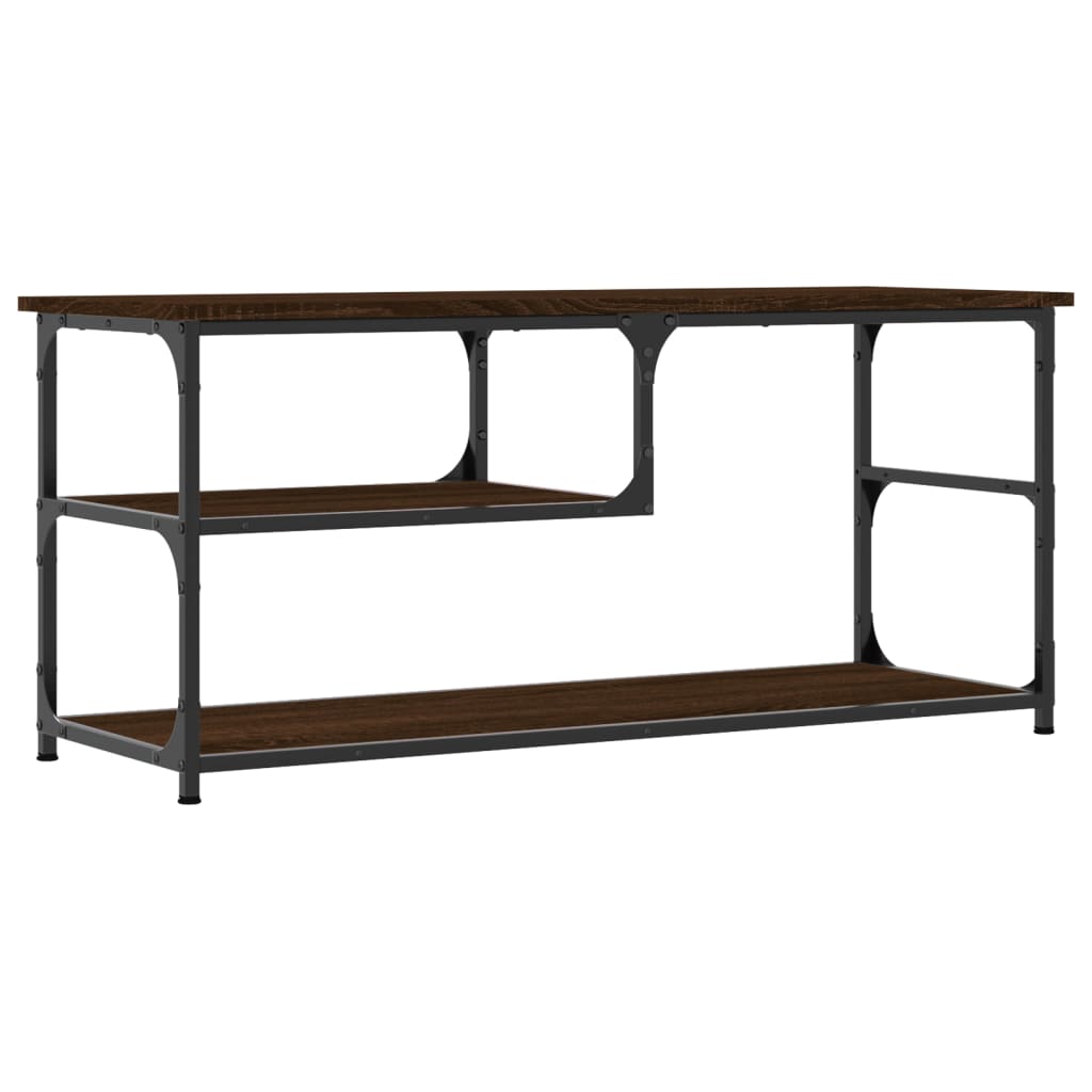 Vidaxl TV Stand, Brown Oak, 103X38X46.5 Cm